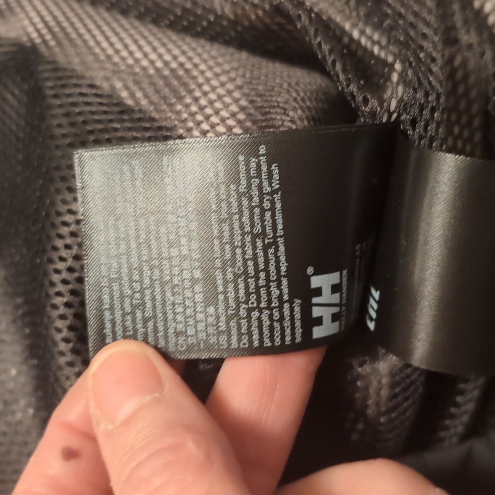 Helly Hansen Black Hooded Windbreaker Jacket - Picture 11 of 13